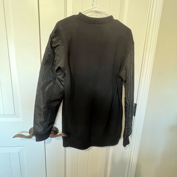 American Rag Sweatshirt Zipper Pocket Long Sleeve Men Size M - Picture 5 of 7